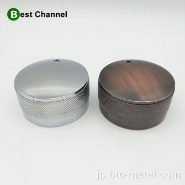 OEMラウンドZamak Gas Die Casting Knob